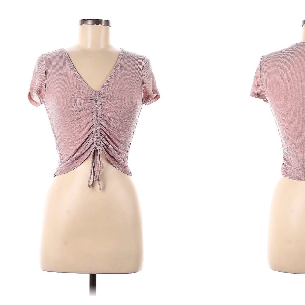 Light pink crop top